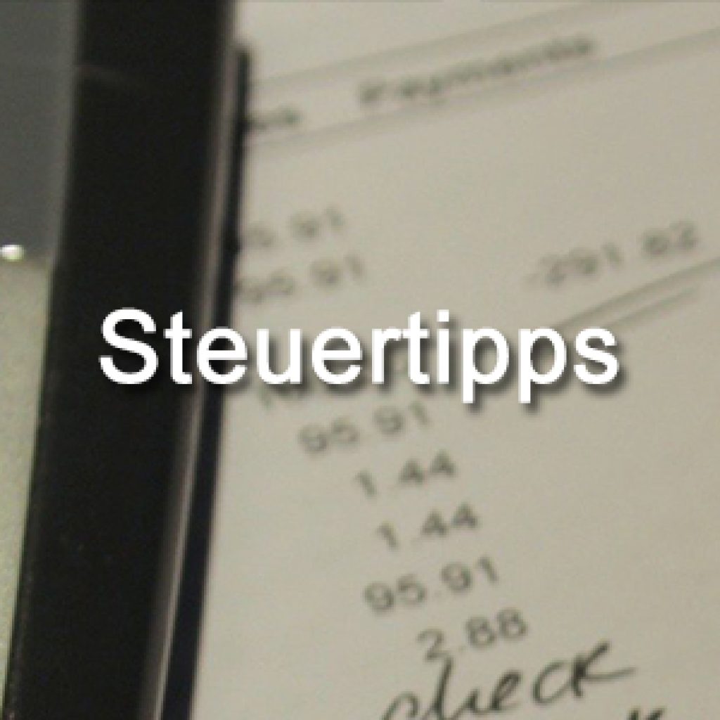 Steuertipps